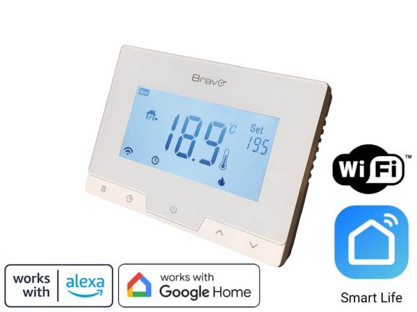 CL.150 SMART BRAVO CRONOTERMOSTATO DIGITAL WIFI GLAM THERMOSTAT PROGRAMMABLE
